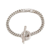 Chain Bracelet Silver Copper Jewelry Couple Gift
