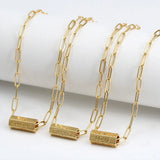 Enamel Copper Pendant Necklace for Women Party Jewelry