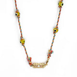 Colorful Enamel Beads Necklace for Women Girls