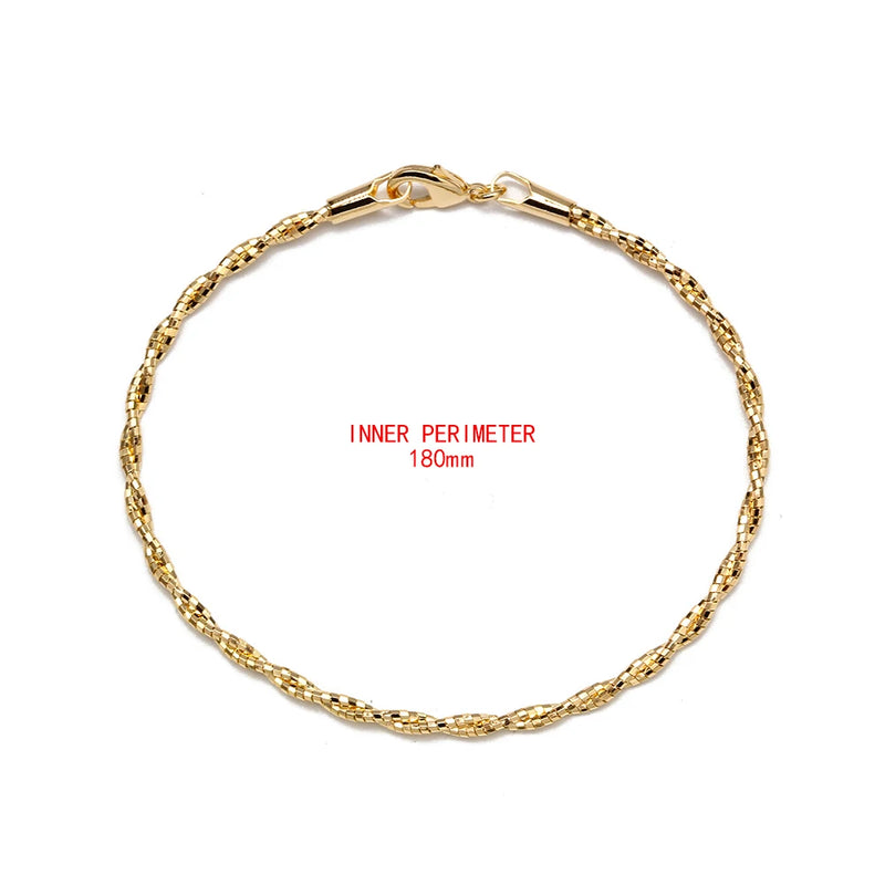 Copper Bracelet for Couple Hand Classic Bangles Jewelry Gift