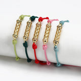 Enamel Pattern Copper Charm Bracelet For Women Boho Jewelry