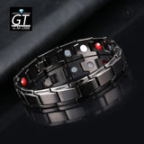 Magnetic Therapy Bracelet Titanium Steel Couple Bracelet