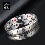 Magnetic Therapy Bracelet Titanium Steel Couple Bracelet