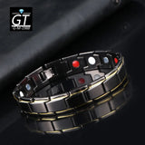 Magnetic Therapy Bracelet Titanium Steel Couple Bracelet