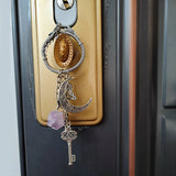 Witch Dragon Amethyst Keychain Protection Magic Banish Evil