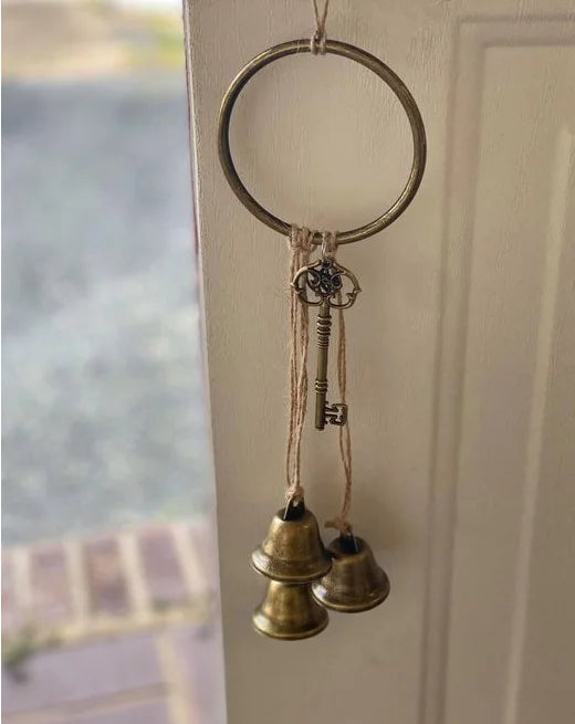 Witch Magic Bells Home Protection Door Hanging Occult Good Luck Gift
