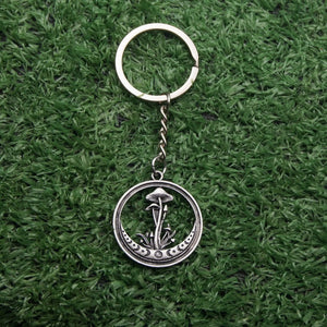 Witch Magic Moon Forest Mushroom Pendant Keychain Jewelry