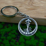 Witch Magic Moon Forest Mushroom Pendant Keychain Jewelry