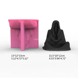 Witch Shape Holder Silicone Mold Art Crafts Tools Halloween Desktop