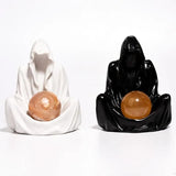 Witch Shape Holder Silicone Mold Art Crafts Tools Halloween Desktop