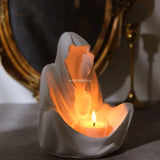 Witch Shape Holder Silicone Mold Art Crafts Tools Halloween Desktop