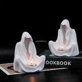 Witch Shape Holder Silicone Mold Art Crafts Tools Halloween Desktop