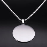 Witch Triple Moon Goddess Hecate Necklace Stainless Steel