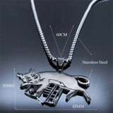 Witchcraft Magic Cat Necklace Halloween Gift Z7033S06