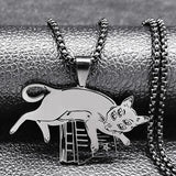 Witchcraft Magic Cat Necklace Halloween Gift Z7033S06