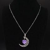 Witchcraft Crescent Moon Stainless Steel Necklace