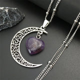 Witchcraft Crescent Moon Stainless Steel Necklace