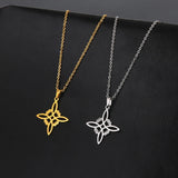 Witches-Knot Choker Chain Triquetra Trinity Charm