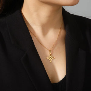 Witches-Knot Choker Chain Triquetra Trinity Charm