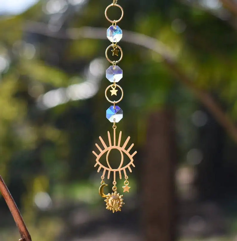 Witchy Car Charm Suncatcher, Window Decor