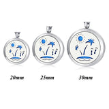 Perfume Locket Necklace with Chain - Magnetic Stainless Steel