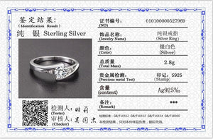 Tibetan Silver CZ Wedding Ring - Women's Jewelry