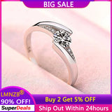 Tibetan Silver CZ Wedding Ring - Women's Jewelry