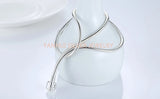 45-60cm Silver Snake Chain Necklace for Pendants Beads DIY Jewelry PN005