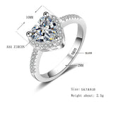 Allergy Tibetan Silver Heart Love Ring for Women