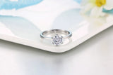 Tibetan Silver CZ Wedding Band Ring