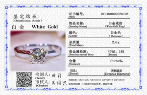 18K Filled Wedding Band 2.0ct Zircon Ring Women Fine Jewelry