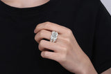Men Cubic Zirconia Ring - Noble Accessories - JZ004