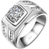 Men Cubic Zirconia Ring - Noble Accessories - JZ004