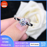 Zircon Tibetan Silver Women's Ring Wedding Band