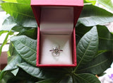 Zircon CZ Engagement Ring 2.0ct Wedding Band Bride Jewelry