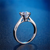 Tibetan Silver Ring with 2.0ct Zirconia Stone