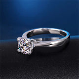 Tibetan Silver Ring with 2.0ct Zirconia Stone