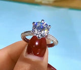 Promise Ring Tibetan Silver with 2.0ct Zirconia CZ Zircon