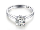 Tibetan Silver Ring 8mm CZ Wedding Band Jewelry