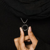 Hardship Comes Ease | Arabic Calligraphy Necklace Stainless Steel Pendant
