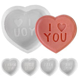 Letter & Feet Shaped Silicone Soap Mold