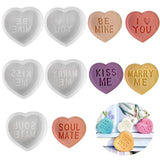 Letter & Feet Shaped Silicone Soap Mold
