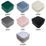 Mirror Jewelry Organizer Earrings Ring Holder Case Display Box