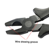 Flat Nose Wire Drawing Pliers with Screws