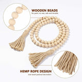 Nordic Style Wall Hanging DIY Crafts Wood Bead Garland