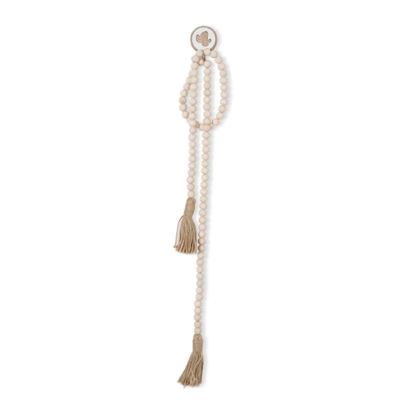 Nordic Style Wall Hanging DIY Crafts Wood Bead Garland