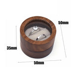 Rustic Ring Bearer Box Wooden Jewelry Organizer