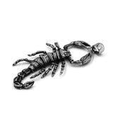 Scorpion Pendant Stainless Steel Jewelry Punk Swing Tail Biker Men Pendant