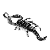 Scorpion Pendant Stainless Steel Jewelry Punk Swing Tail Biker Men Pendant