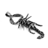 Scorpion Pendant Stainless Steel Jewelry Punk Swing Tail Biker Men Pendant